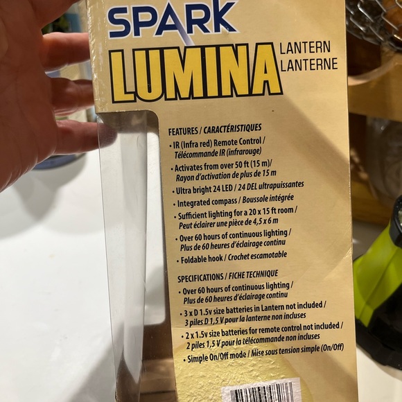 Spark Lumina Lantern NWOT, never used. Comes with Remote Control System - Picture 6 of 8